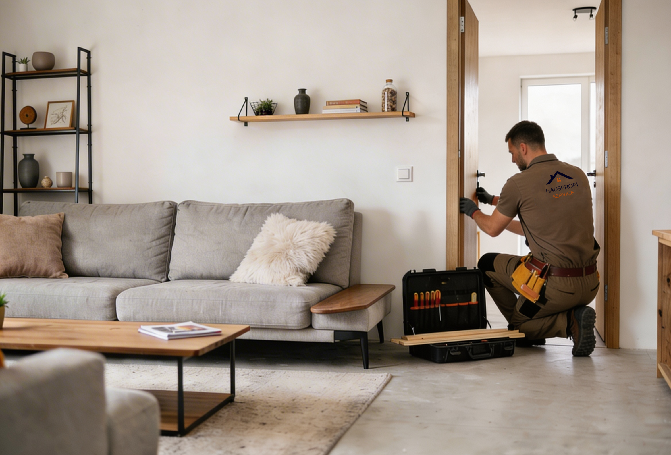 Handwerker bei der Arbeit